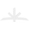 Ekena Millwork Alberta Architectural Grade PVC Gable Bracket, 84"W x 38 1/2"H x 4"D x 6"F, 11/12 Pitch GBP084X39X0406ALB00 - alternate 3